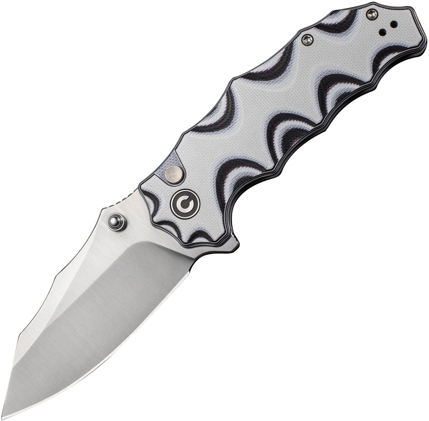 Natterjack Button Lock Blk/Wht