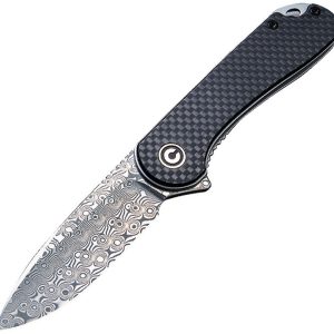 Elementum Linerlock Damascus