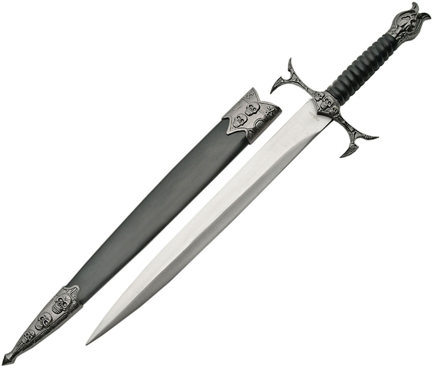 Skull Dagger with Scabbard