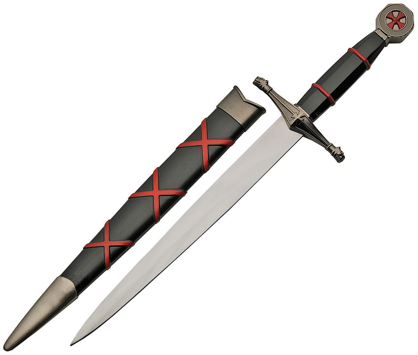 Knights Templar Dagger Red