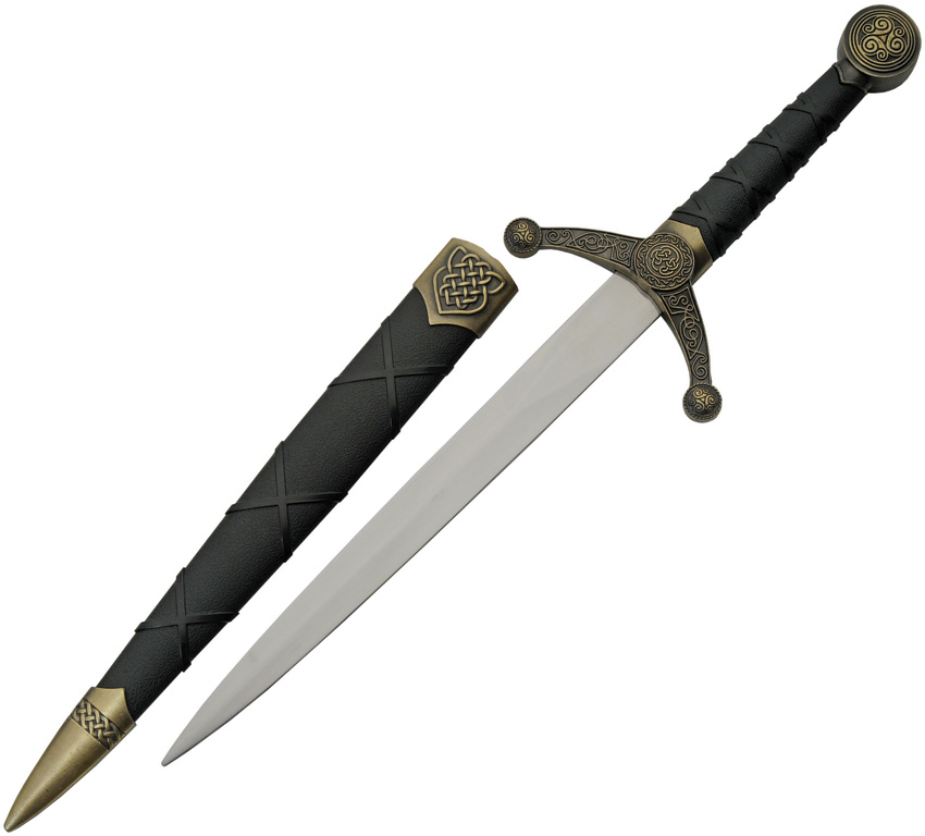 Celtic Knot Dagger Gold