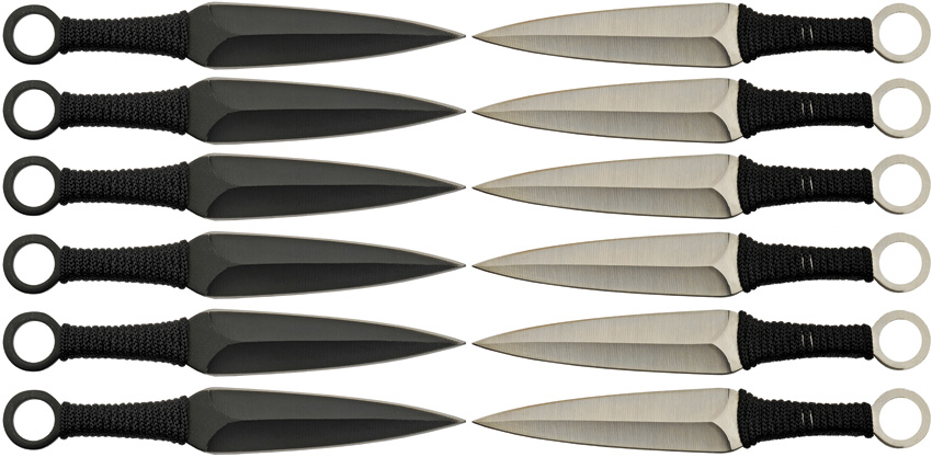 12pc Two Team Kunai Set