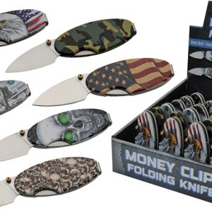 Money Clip Linerlock 24 Pcs
