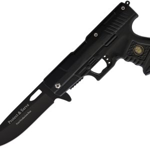 Gun Linerlock Police