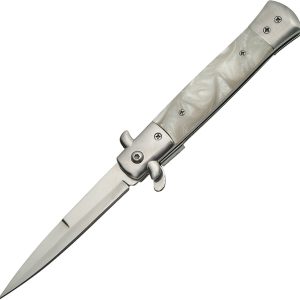 Stiletto Linerlock White A/O