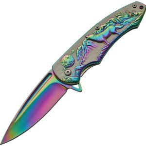 Wolf Framelock A/O Rainbow