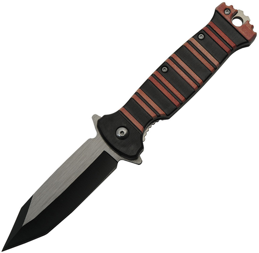 Stripe Linerlock A/O Orange