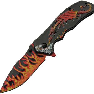 Dragon Flame Linerlock A/O
