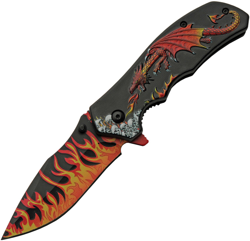 Dragon Flame Linerlock A/O