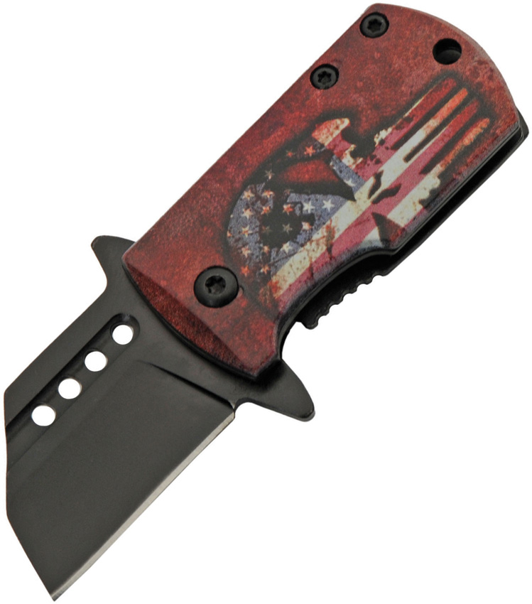 Money Clip Framelock A/O Skull