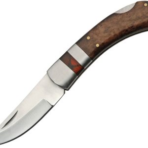 Single Bolster Lockback Brown