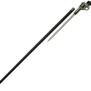 Gun Cane Metal Handle