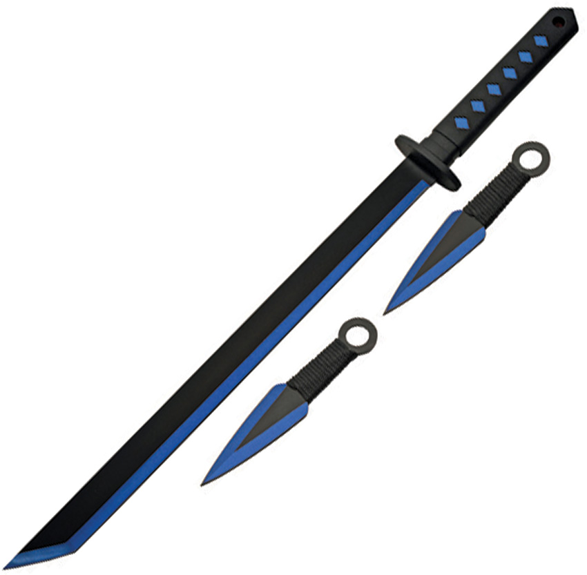 Ninja Sword Thrower Set Blue