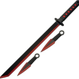 Ninja Sword Thrower Set Red