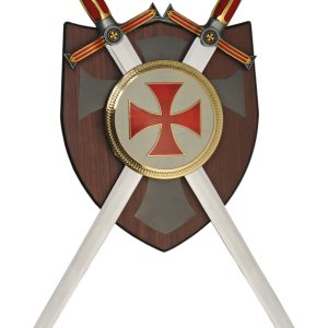 Templar Double Sword Plaque