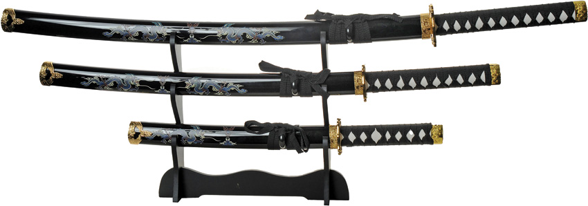 Double Dragon Samurai Set Blk