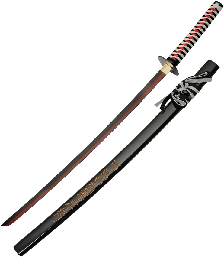 White Decorative Samurai Sword