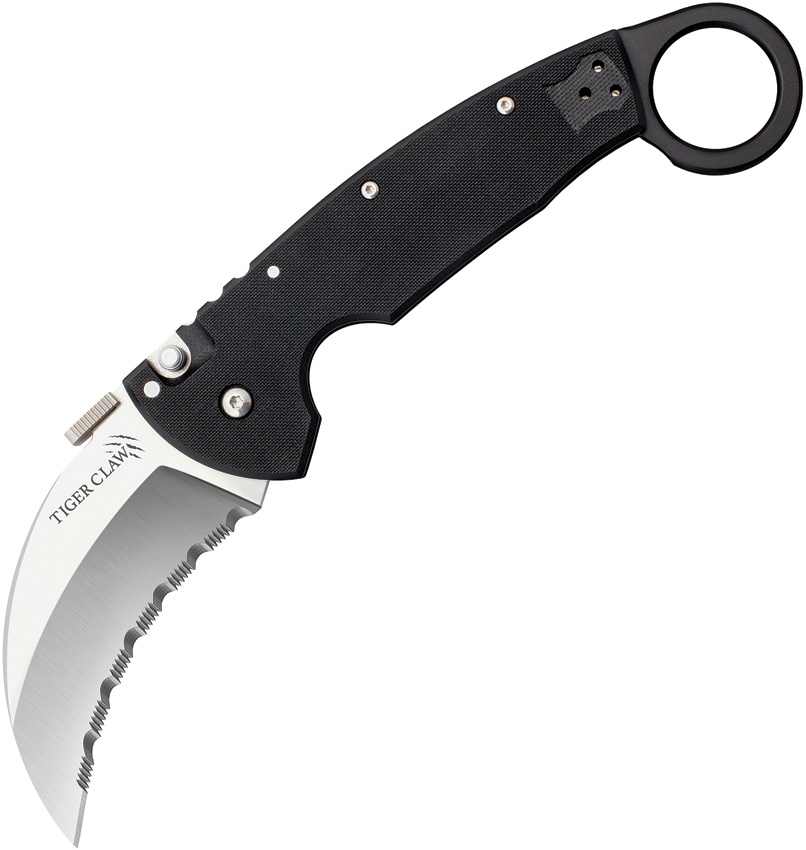 Tiger Claw Lockback Serrated