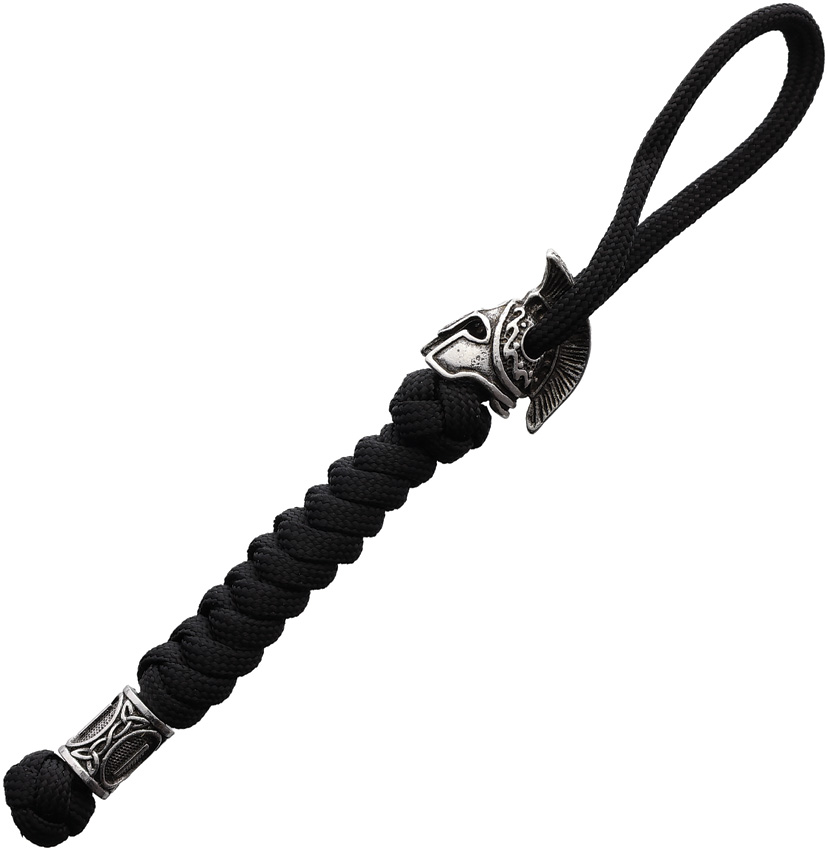 Black Spartan Paracord Lanyard