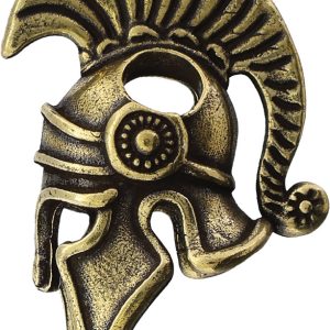 Brass Spartan Helmet Bead