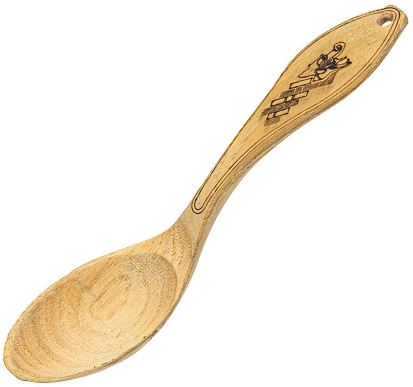 Norse Dragon Carved Spoon