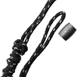Bead Lanyard Black/White