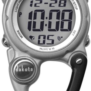 Digi Cute Clip Watch Silver