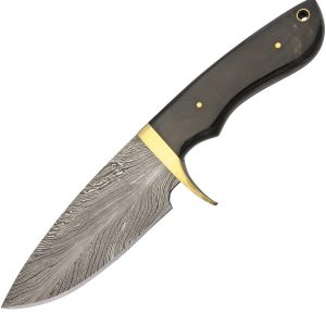 Damascus Hunter Horn Handle