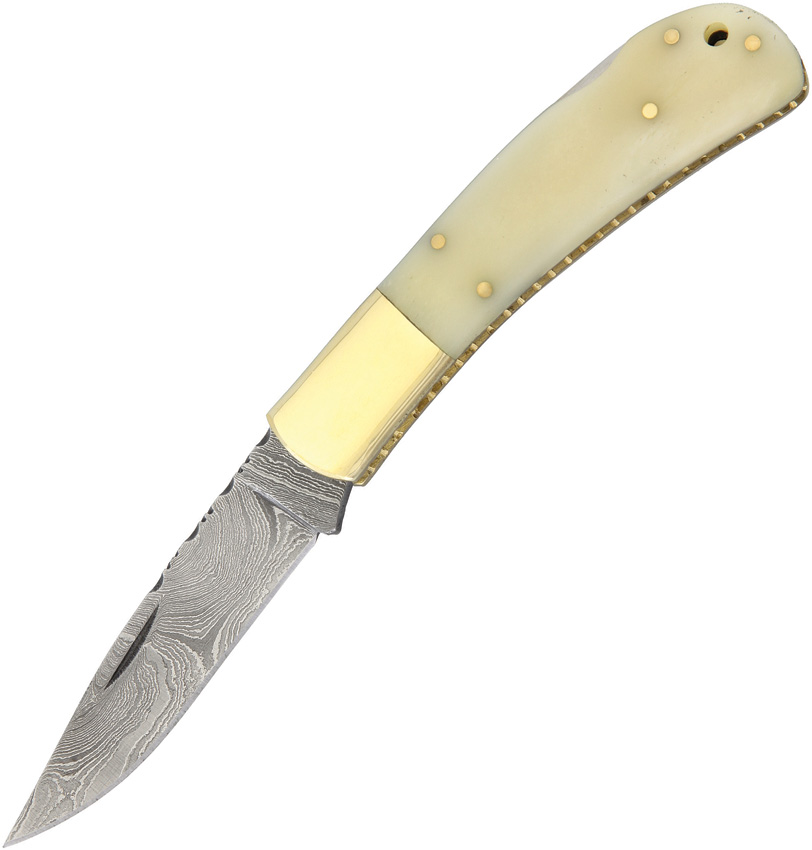 Lockback White Bone