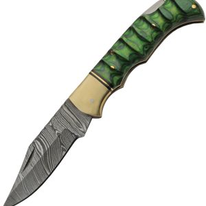Grooved Lockback Green