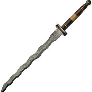 Sword Flamberge Wood