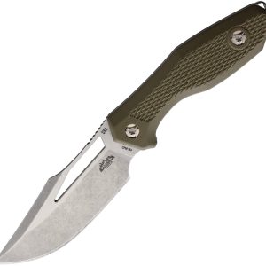 Widow Maker Green Micarta