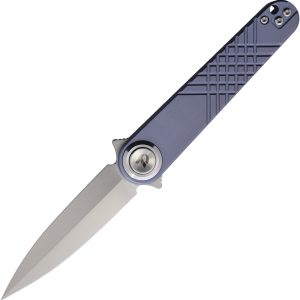 Button Lock Blue Ti