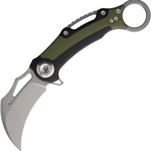 Button Lock Karambit Blk/Gn