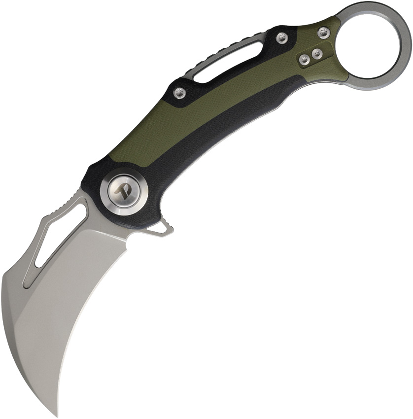 Button Lock Karambit Blk/Gn