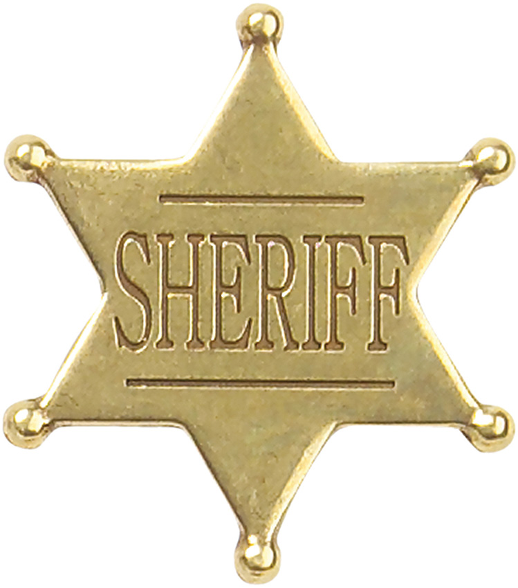Deluxe Western Sheriff Badge