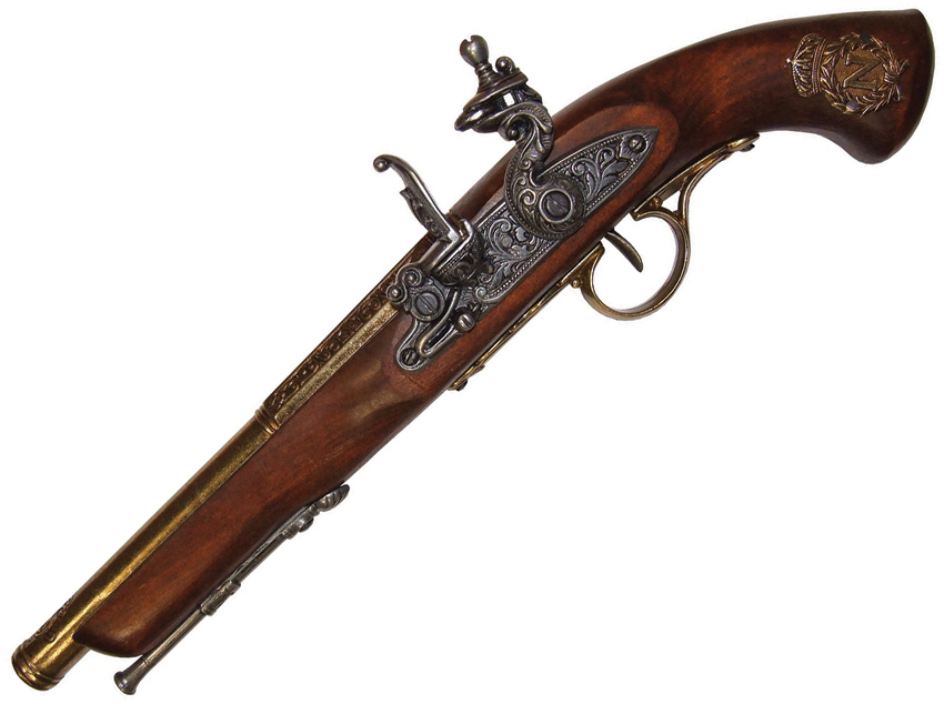 Flintlock Pistol Replica Left