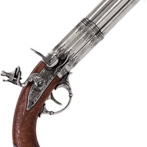 French 4 Barrel Flintlock