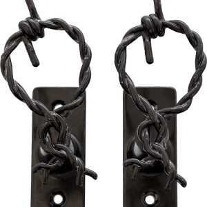Barbed Wire Hanger Pair