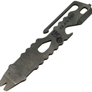 EDC Tool Co. Pry Bar Multi Tool 4" Tumbled EDTPB4TRW product image