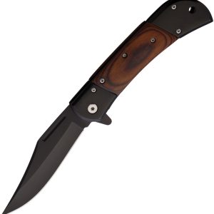 A/O Linerlock Black/Wood