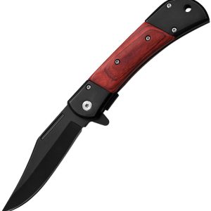 Linerlock A/O Black/Wood