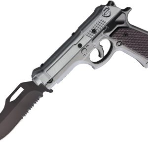 Pistol Linerlock A/O Gray