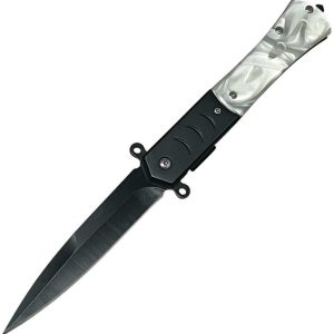Linerlock A/O White Swirl
