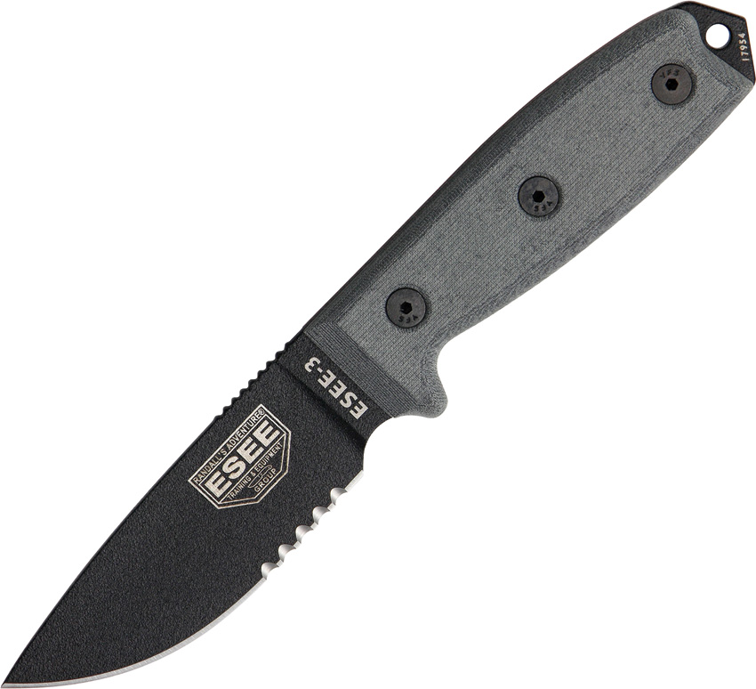 Model 3 Part Serrated