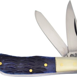 Frost Cutlery Jim Bowie Trapper Blue Pk Bone F14100BLPB product image