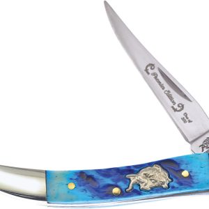 Small Toothpick Blue Bone