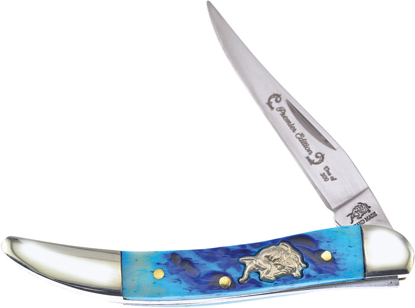 Small Toothpick Blue Bone
