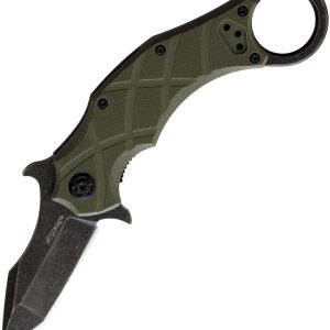 The Claw Linerlock Green