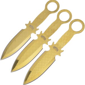 Three Piece Thrower Set Gold